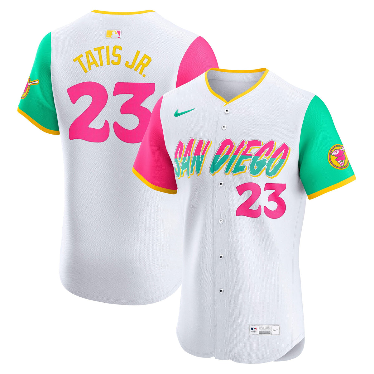 Men's San Diego Padres Fernando Tatis Jr. Nike White City Connect Elite Jersey - 2