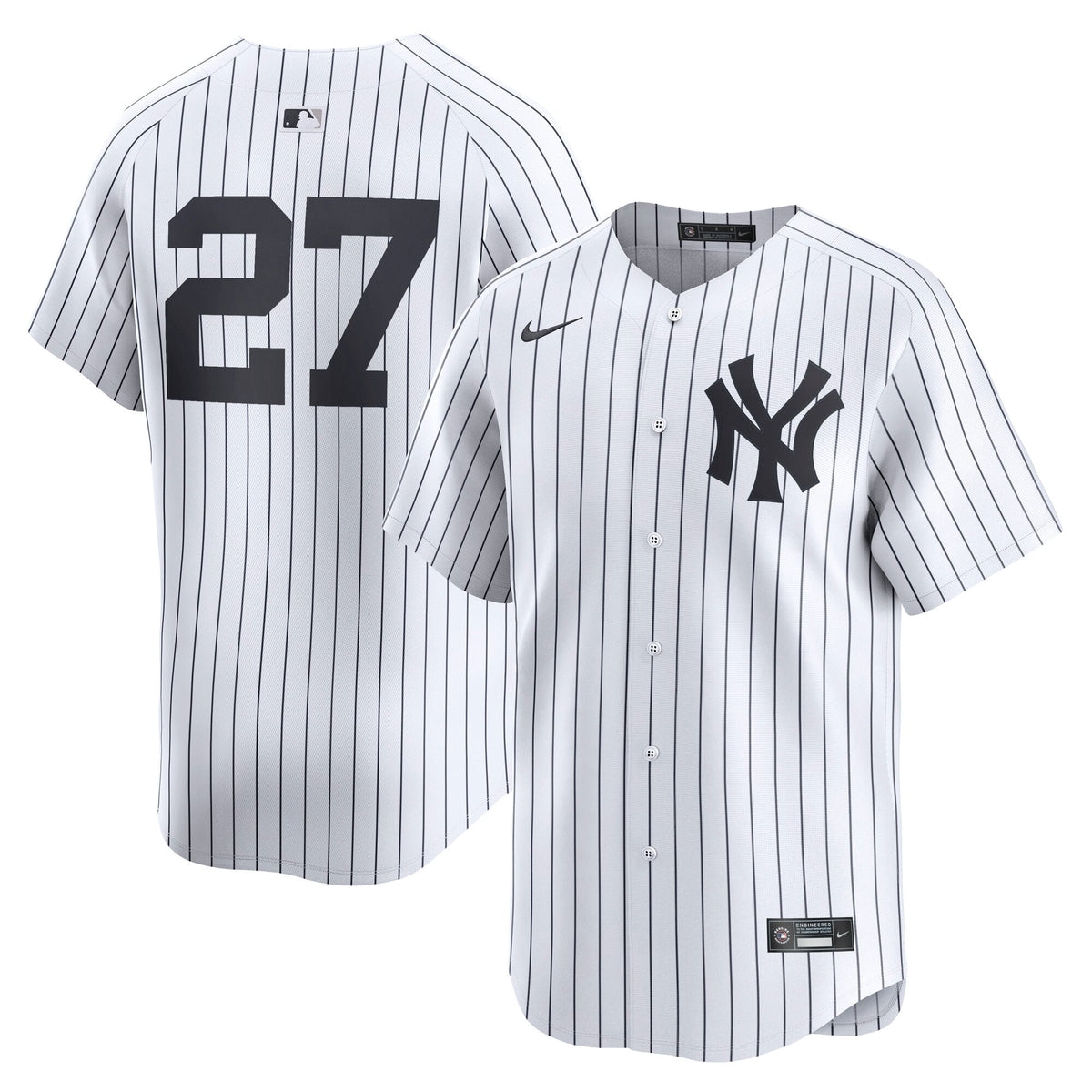 Men's New York Yankees Giancarlo Stanton Nike White Home Limited Player Jersey - 2