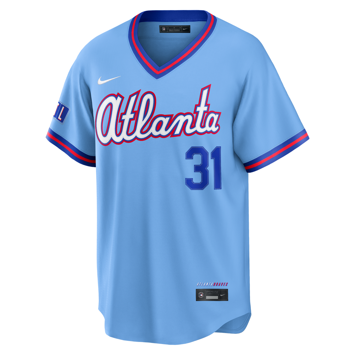 Men's Atlanta Braves Greg Maddux Nike Powder Blue 2026 City Connect Stadium Jersey - 3
