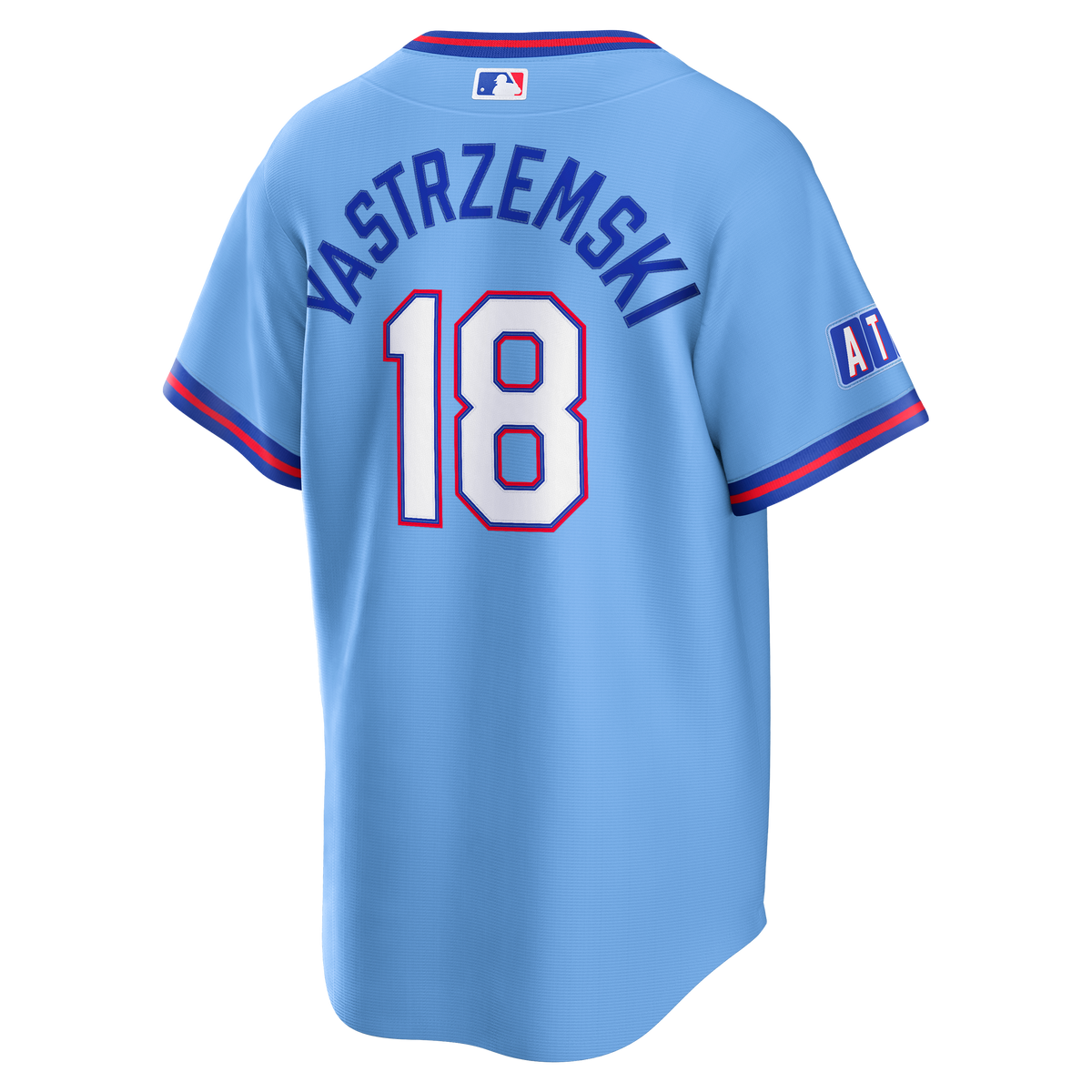 Men's Atlanta Braves Mike Yastrzemski Nike Powder Blue 2026 City Connect Stadium Jersey - 4