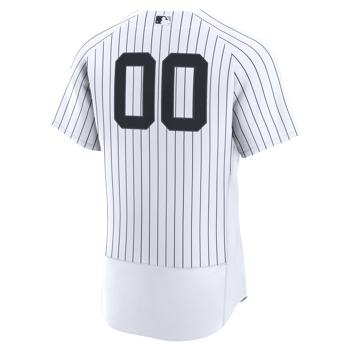 Men's New York Yankees Nike White Home Authentic Custom Jersey - 4