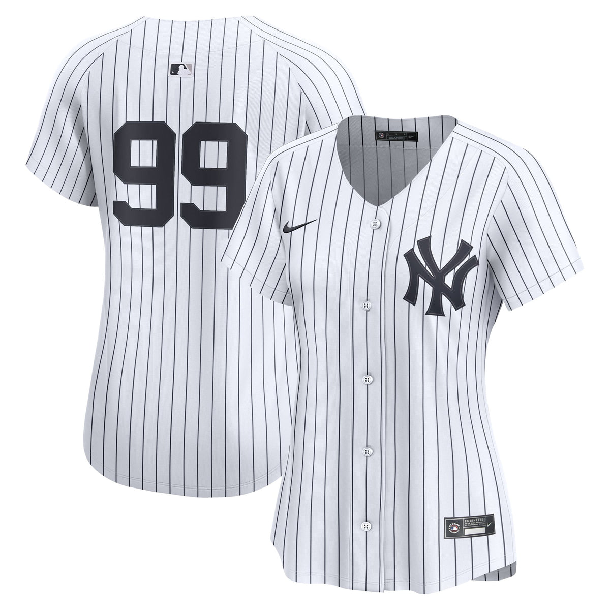 Women's New York Yankees Aaron Judge Nike White Home Limited Player Jersey - 2