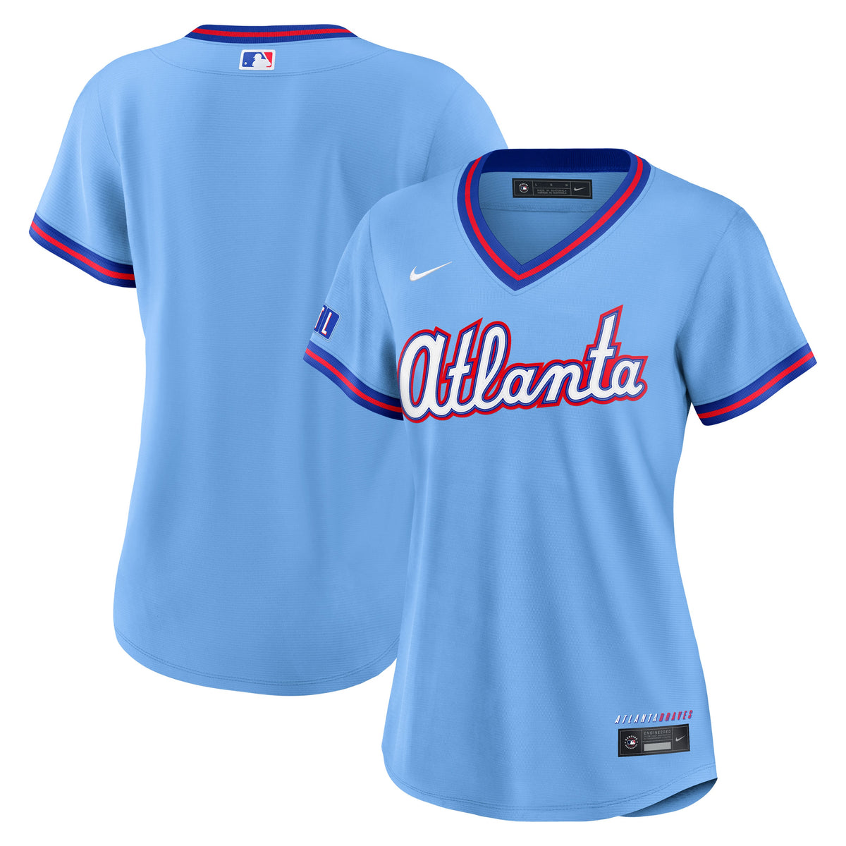 Women's Atlanta Braves Nike Powder Blue 2026 City Connect Stadium Jersey