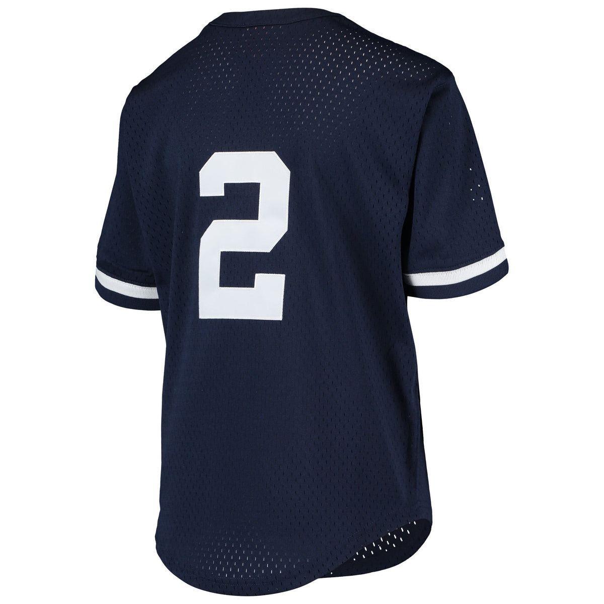 Youth New York Yankees Derek Jeter Mitchell & Ness Navy Cooperstown Collection Mesh Batting Practice Jersey - 4