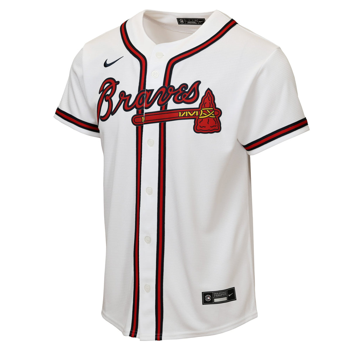 Youth Atlanta Braves Matt Olson Nike White Home Replica Jersey - 3